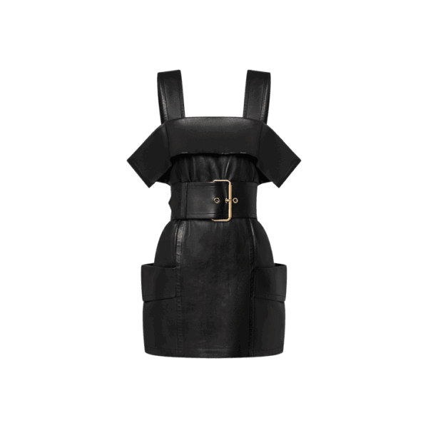 Louis Vuitton  Oversized Belt Calfskin Utility Dress