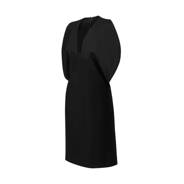Louis Vuitton Silk Cady Hourglass Dress - Image 2