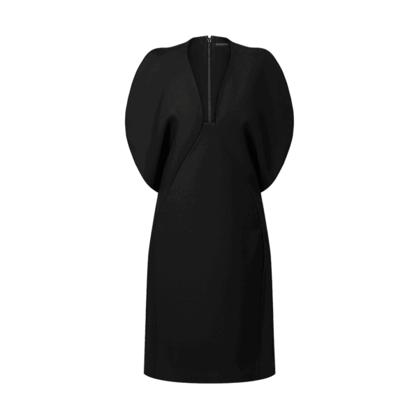 Louis Vuitton Silk Cady Hourglass Dress