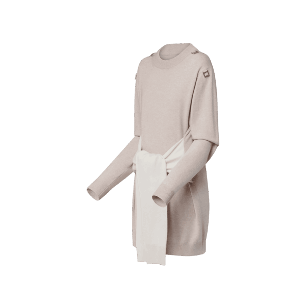 Louis Vuitton Sleeve Tie Knit Dress - Image 2