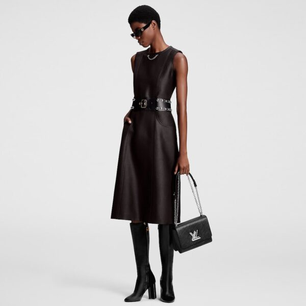 Louis Vuitton Studded Belt Dress - Image 2