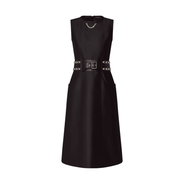Louis Vuitton Studded Belt Dress
