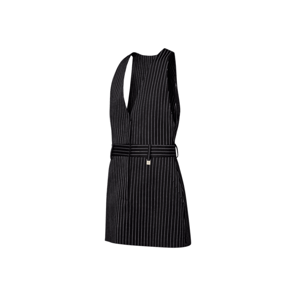 Louis Vuitton Tailored Pinstripe Dress - Image 2