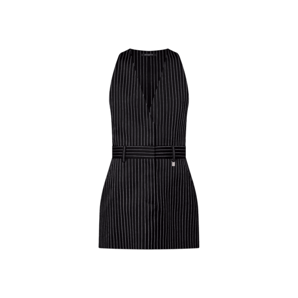 Louis Vuitton Tailored Pinstripe Dress