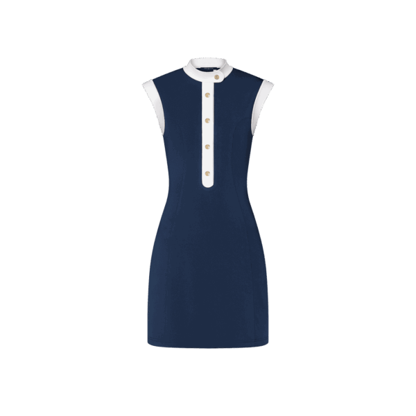 Louis Vuitton Technical Jersey Sailor Dress