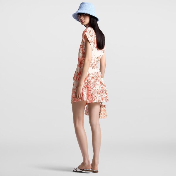 Louis Vuitton Tropical Floral Shirt Dress - Image 4