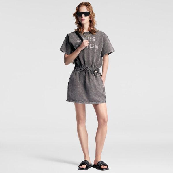 Louis Vuitton Vintage-Effect Louis Vuitton T-Shirt Dress - Image 2