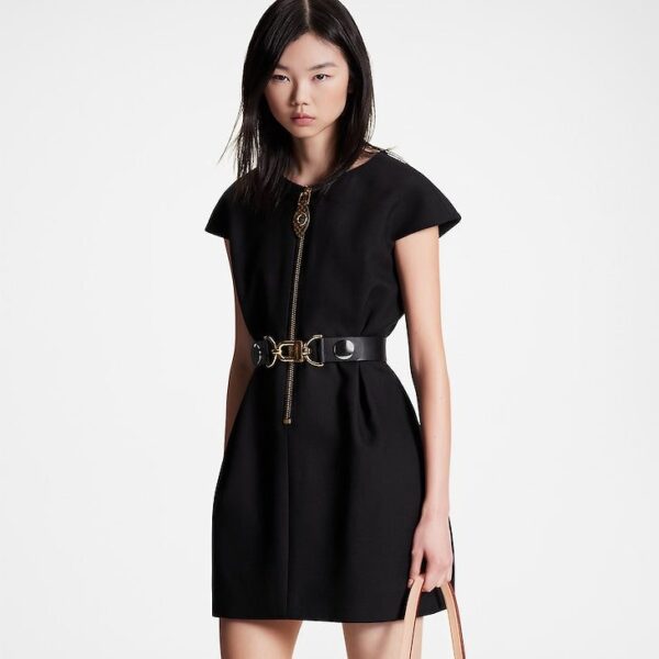 Louis Vuitton XXL Detail Cap Sleeve Dress - Image 2