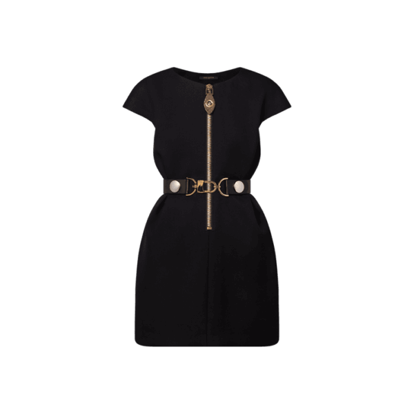 Louis Vuitton XXL Detail Cap Sleeve Dress