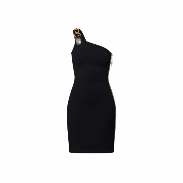 Louis Vuitton XXL Detail One-Shoulder Dress
