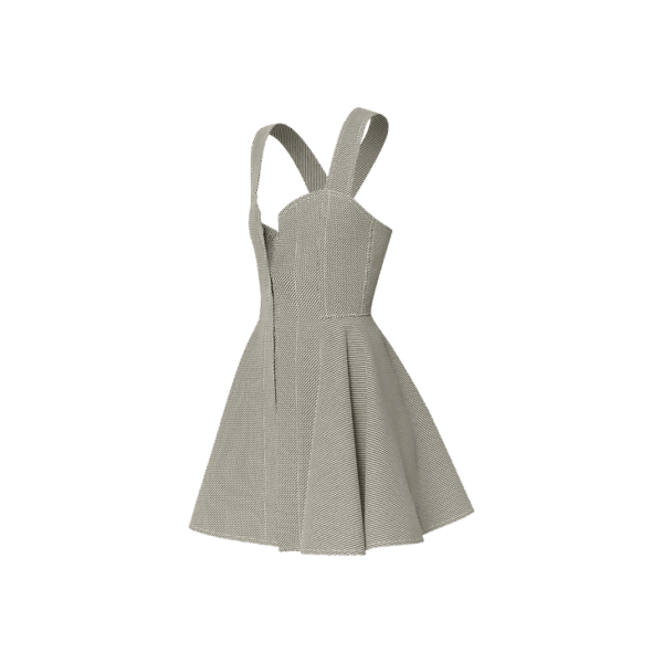 Louis Vuitton Zigzag Bodice Dress - Image 3