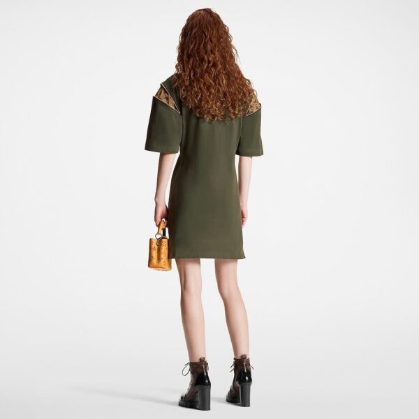 Louis Vuitton Zipper Sleeve T-Shirt Dress - Image 4