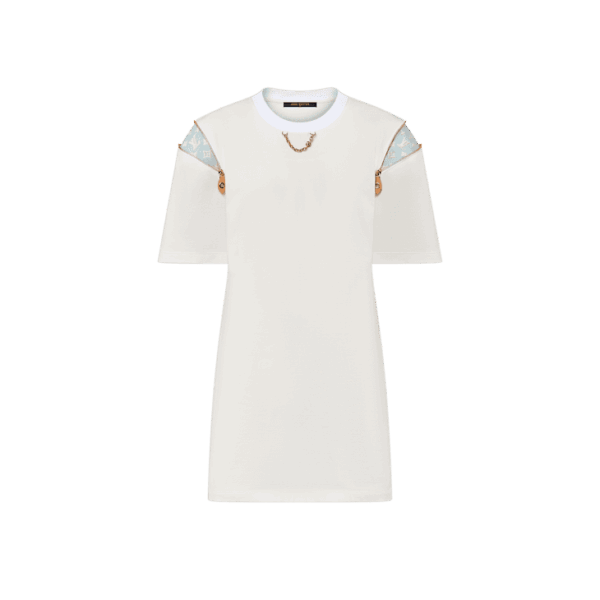 Louis Vuitton Zipper Sleeve T-Shirt Dress