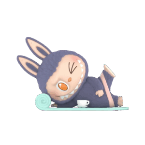 THE MONSTERS Labubu Lazy Yoga Series Americano Figure