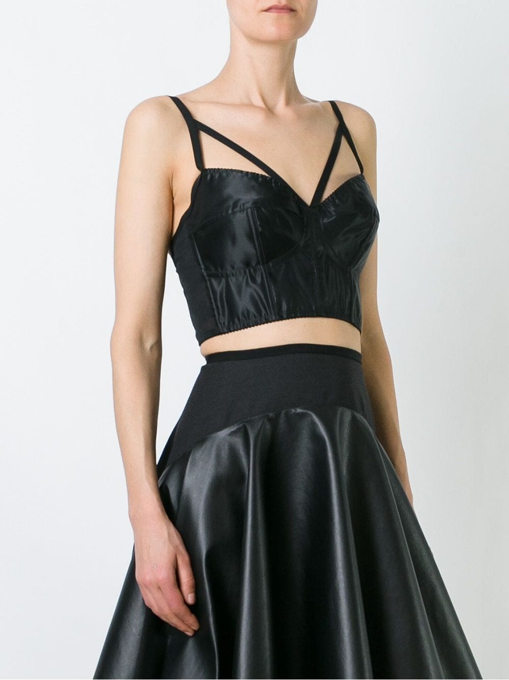 Dolce & Gabbana satin bustier top - Image 3