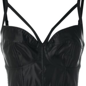Dolce & Gabbana satin bustier top