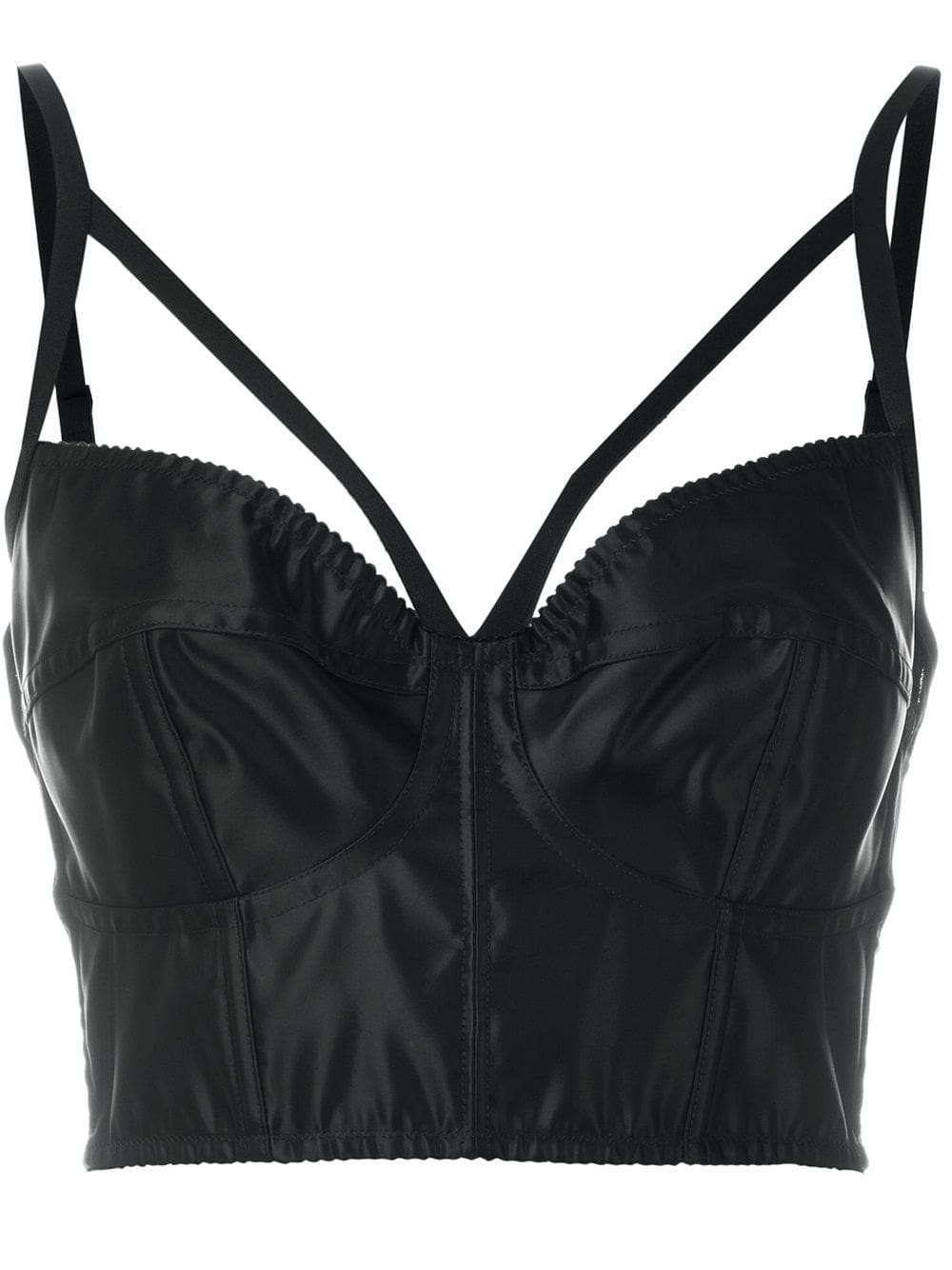 Dolce & Gabbana satin bustier top
