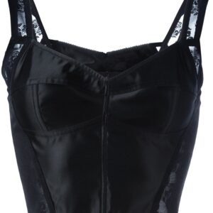 Dolce & Gabbana lace-trim corset top