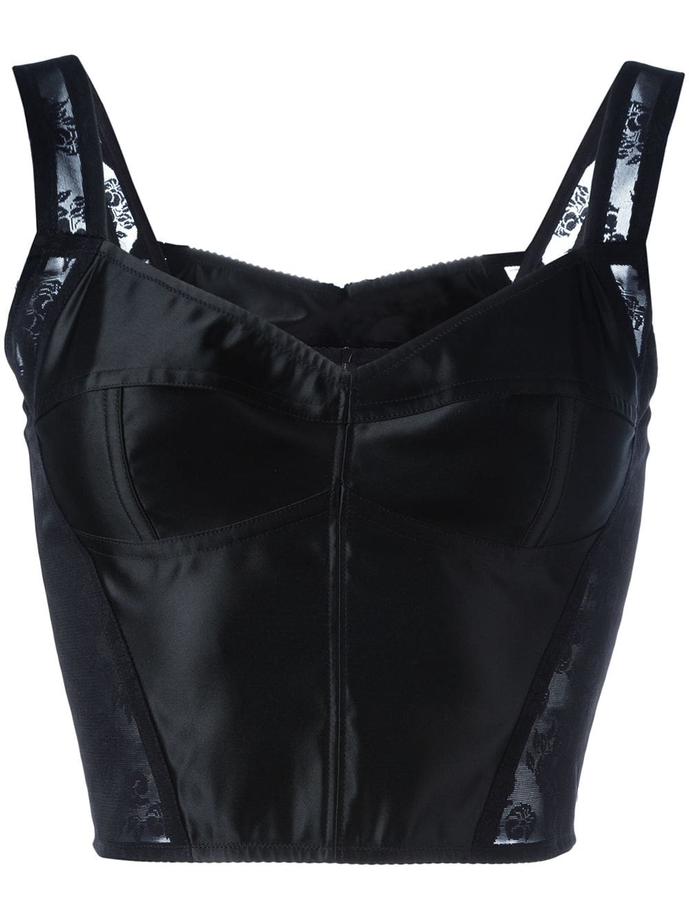 Dolce & Gabbana lace-trim corset top