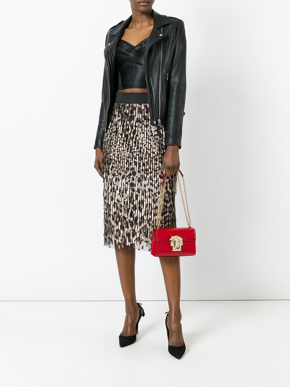 Dolce & Gabbana lace-trim corset top - Image 2