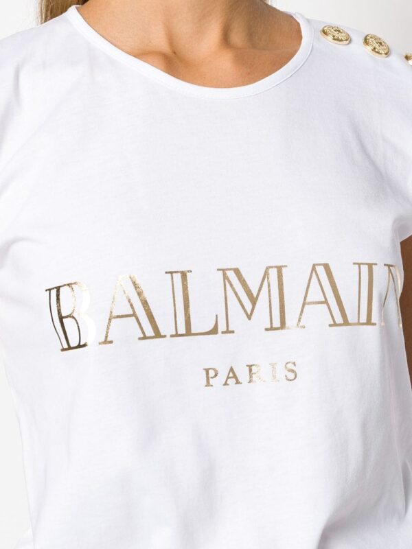 Balmain logo print t-shirt - Image 5