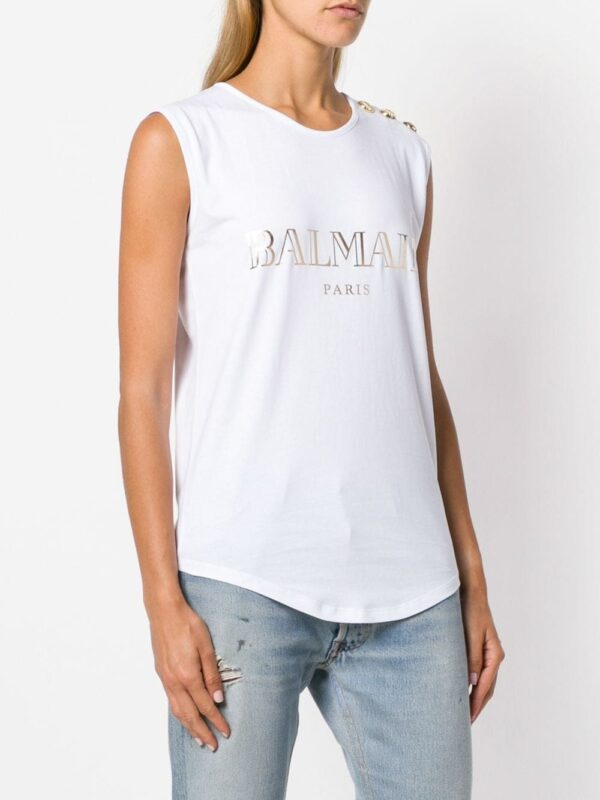 Balmain logo print t-shirt - Image 3