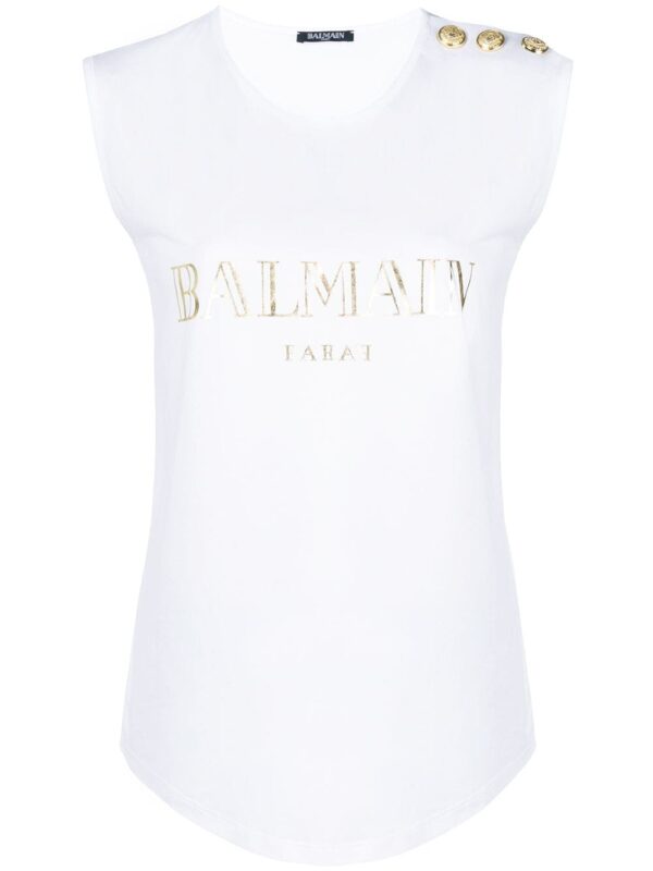 Balmain logo print t-shirt
