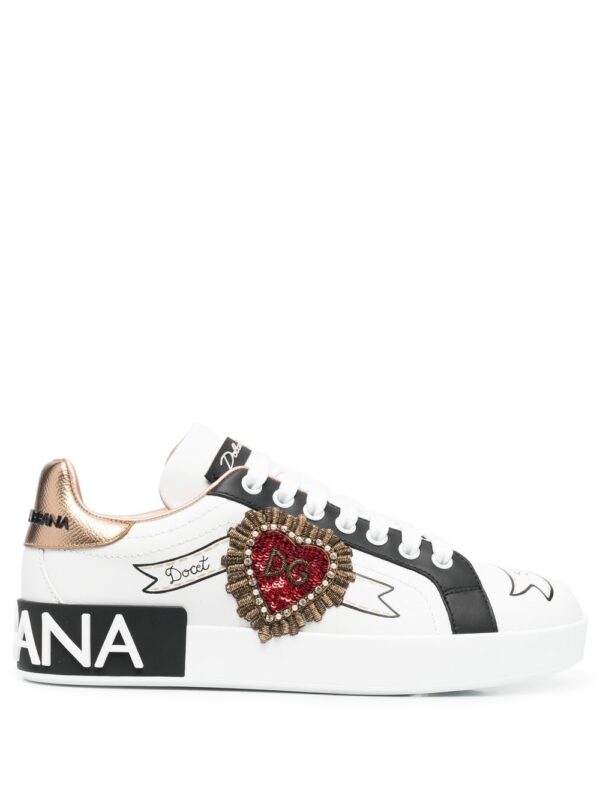 Dolce & Gabbana Portofino embroidered sneakers