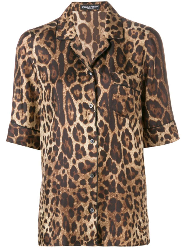 Dolce & Gabbana  leopard print shirt
