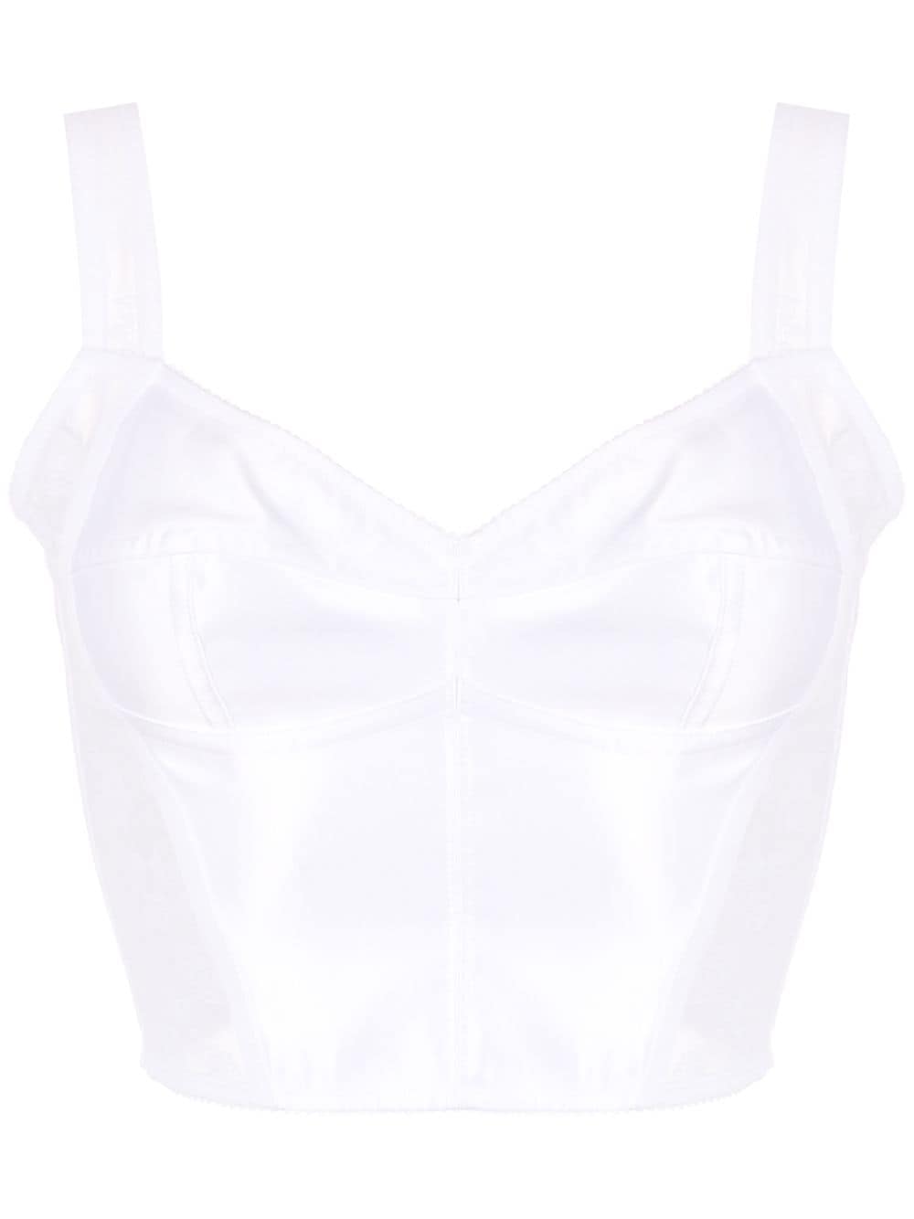 Dolce & Gabbana lace-trim corset top