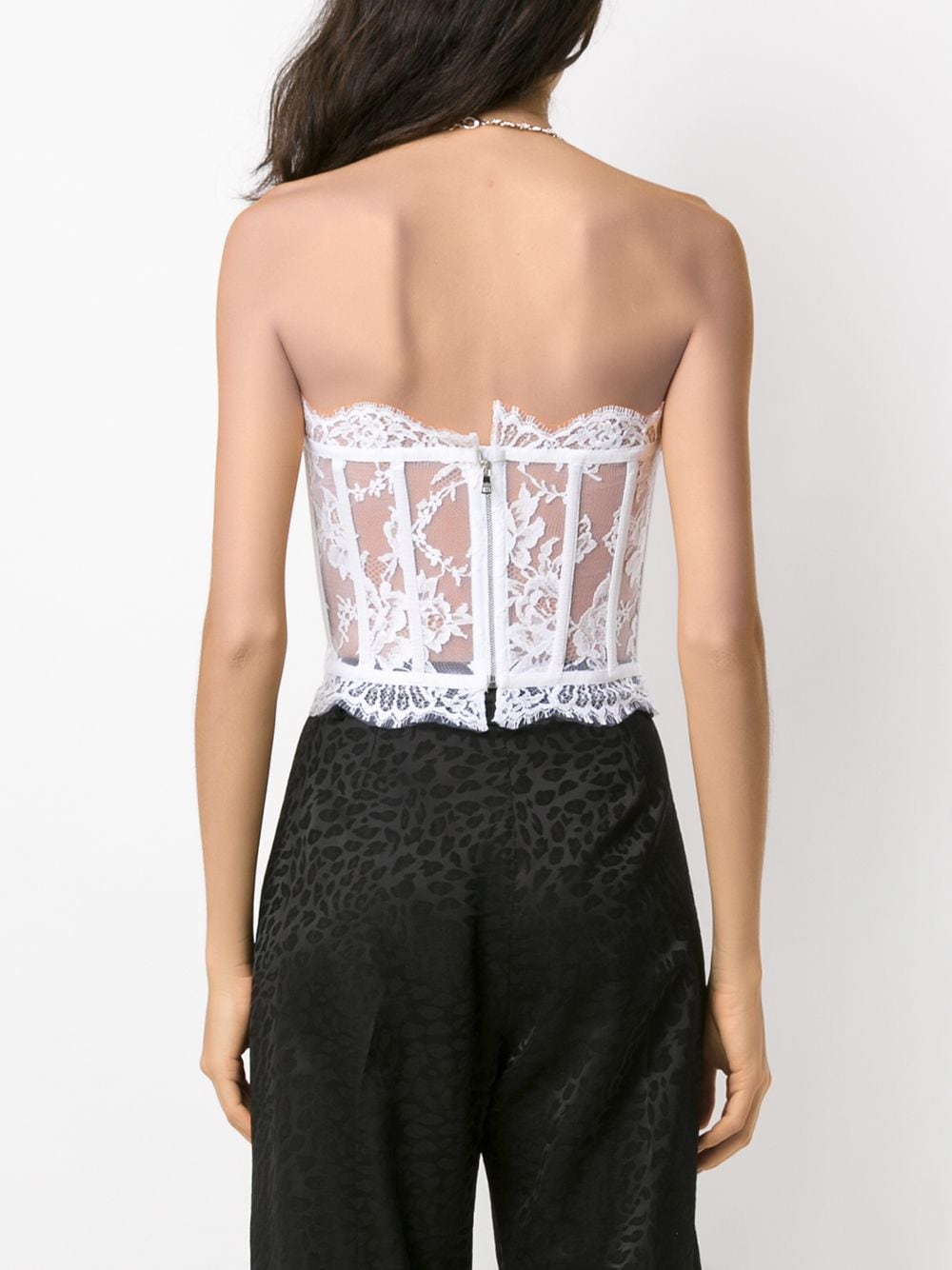 Dolce & Gabbana lace bustier top - Image 4
