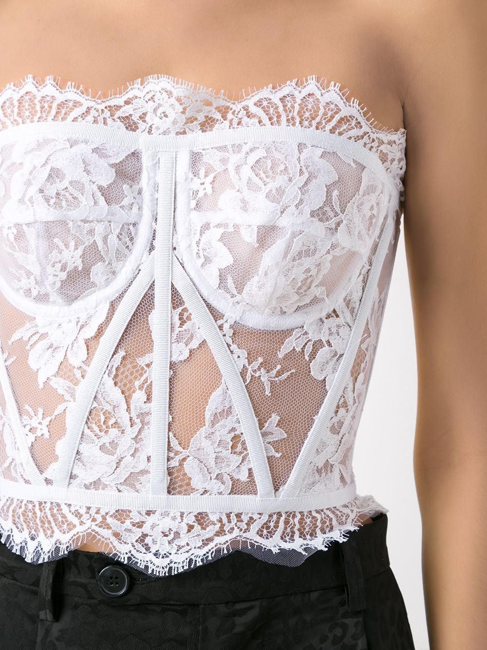 Dolce & Gabbana lace bustier top - Image 5