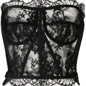 Dolce & Gabbana strapless lace bustier