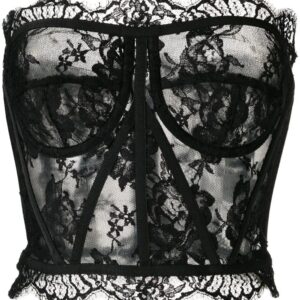Dolce & Gabbana floral lace corset