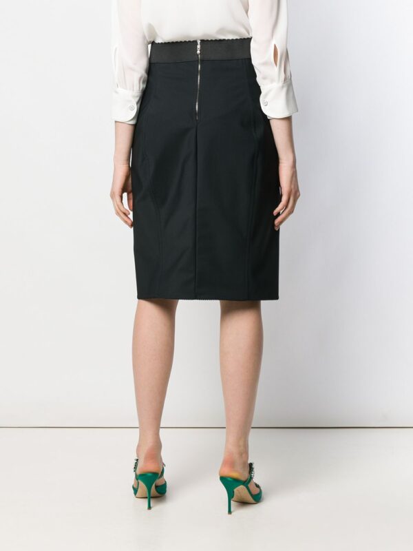 Dolce & Gabbana  powernet satin midi skirt - Image 4