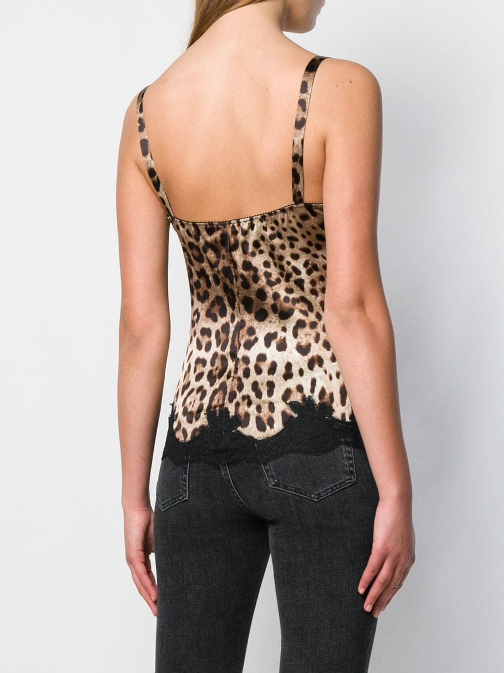 Dolce & Gabbana leopard-print satin camisole top - Image 4