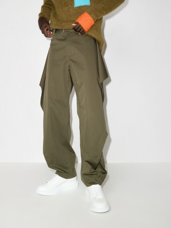 Alexander McQueen Oversized leather sneakers - Image 3