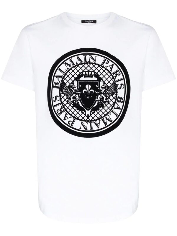 Balmain Coin logo print T-shirt
