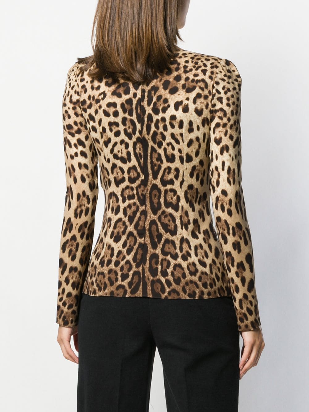 Dolce & Gabbana leopard-print long-sleeve T-shirt - Image 4