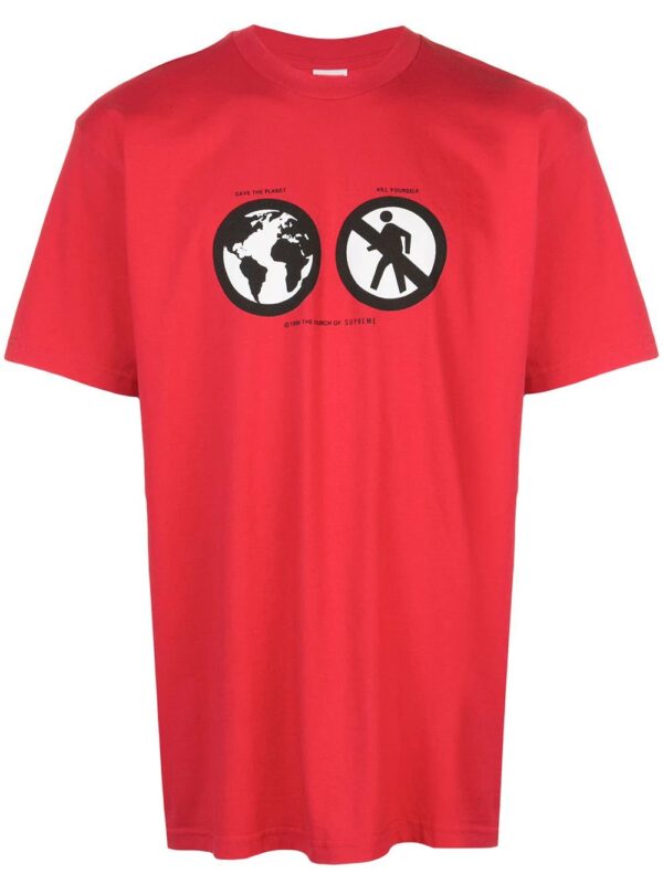 Supreme  Save The Planet T-shirt