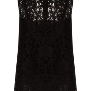 Dolce & Gabbana cordonetto-lace sleeveless tank top