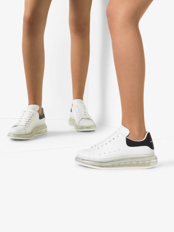 Alexander McQueen oversized leather platform sneakers - Image 3