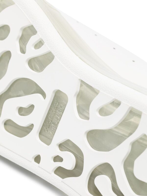 Alexander McQueen oversized leather platform sneakers - Image 4