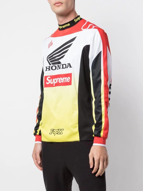 Supreme  x Honda x Fox Racing Moto jersey T-shirt - Image 3