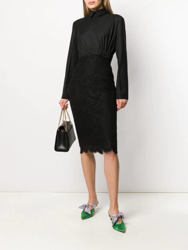 Dolce & Gabbana  high-waisted lace pencil skirt - Image 2