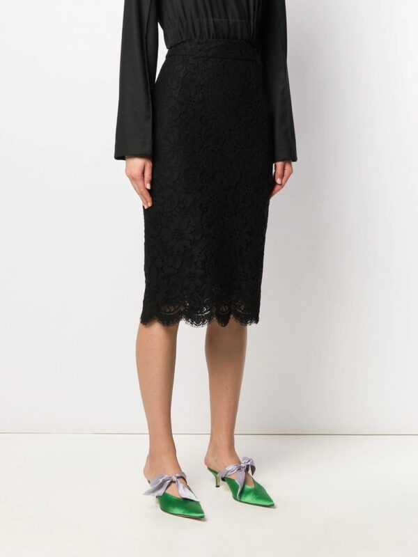 Dolce & Gabbana  high-waisted lace pencil skirt - Image 3