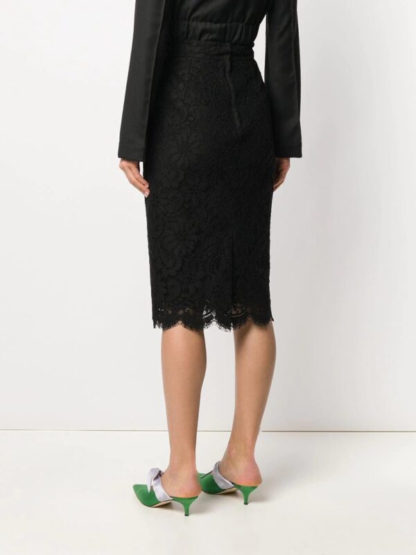 Dolce & Gabbana  high-waisted lace pencil skirt - Image 4