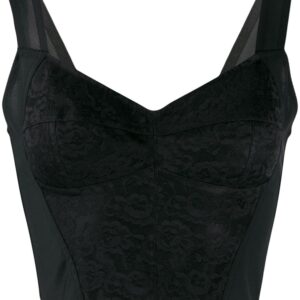 Dolce & Gabbana jacquard corset bustier
