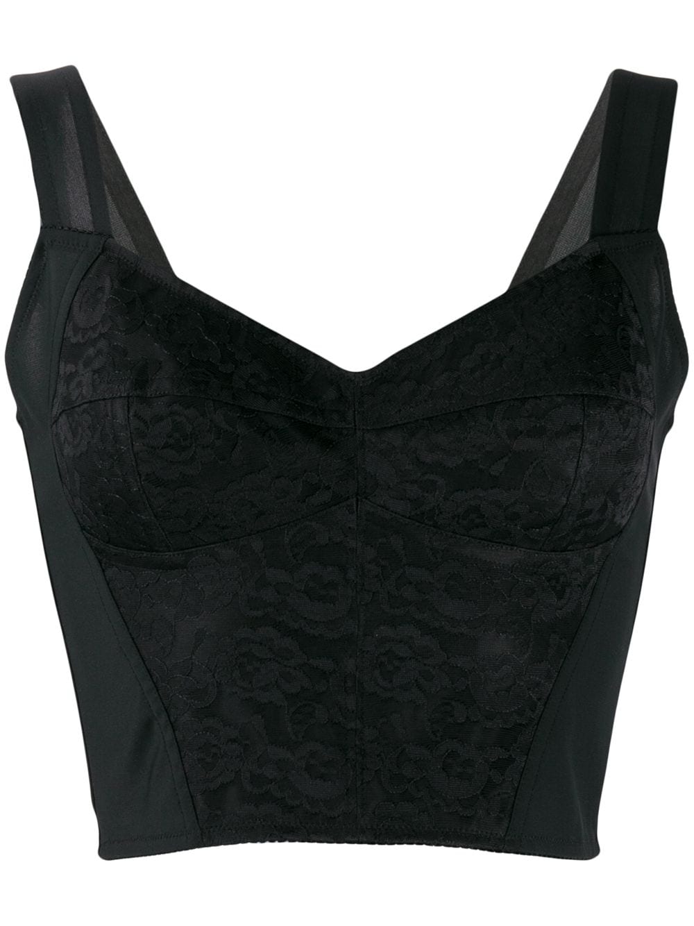 Dolce & Gabbana jacquard corset bustier