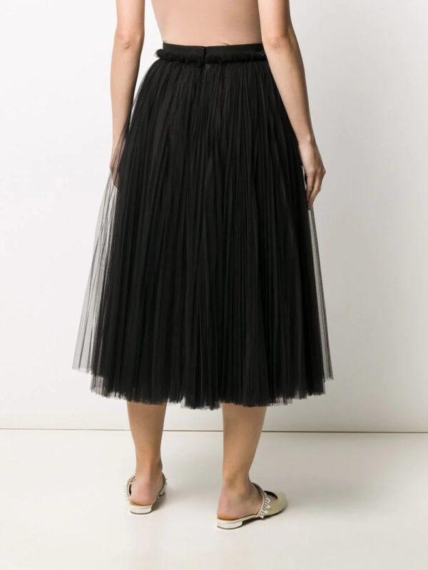 Dolce & Gabbana  ruched tulle midi skirt - Image 4